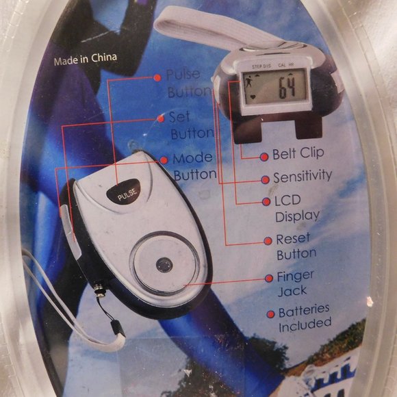 Accu Step Pedometer with Heart Rate Monitor - Picture 4 of 4